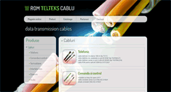 Desktop Screenshot of kables.ro